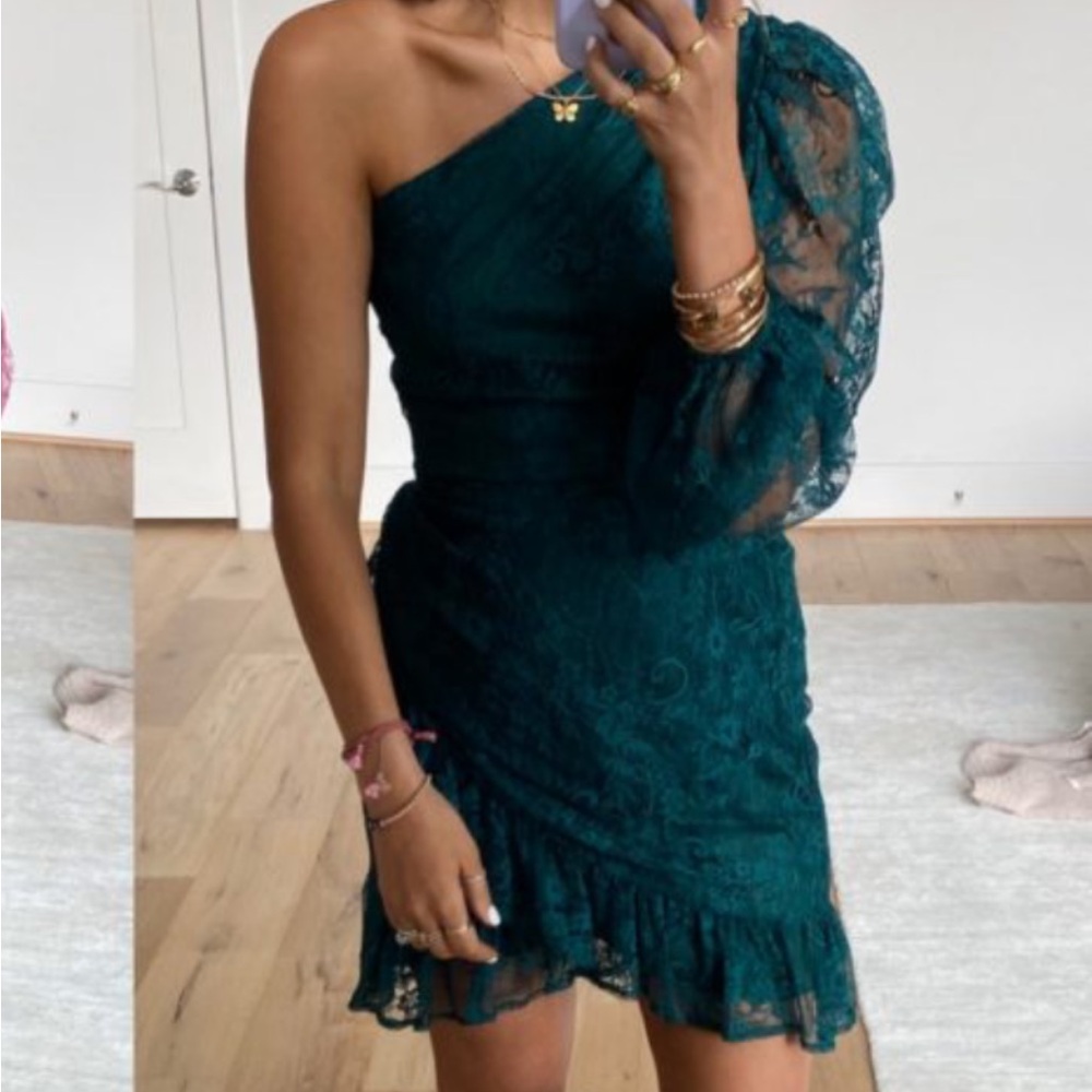 WAYF one shoulder dress